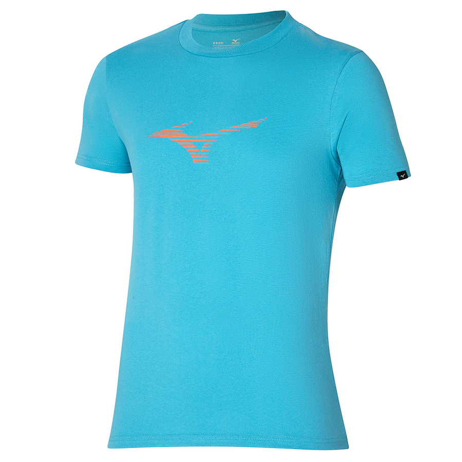 Mizuno Athletics RB Tee Maui Blue